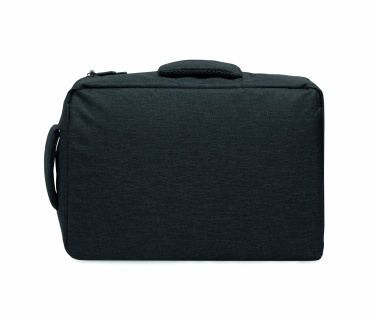 Logo trade promotional items picture of: A safe 15-inch laptop backpack made of 300D RPET with a 210D RPET lining and customizable printing.