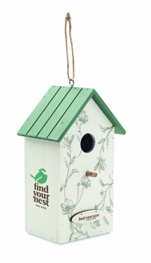 Logo trade promotional item photo of: Bird house in plywood