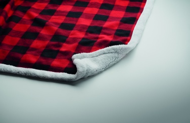 Logotrade promotional merchandise picture of: RPET sherpa fleece blanket