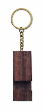 Logo trade promotional merchandise photo of: Key ring with phone stand Hyvinkää