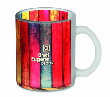 Logotrade advertising product image of: Glass sublimation mug 300ml