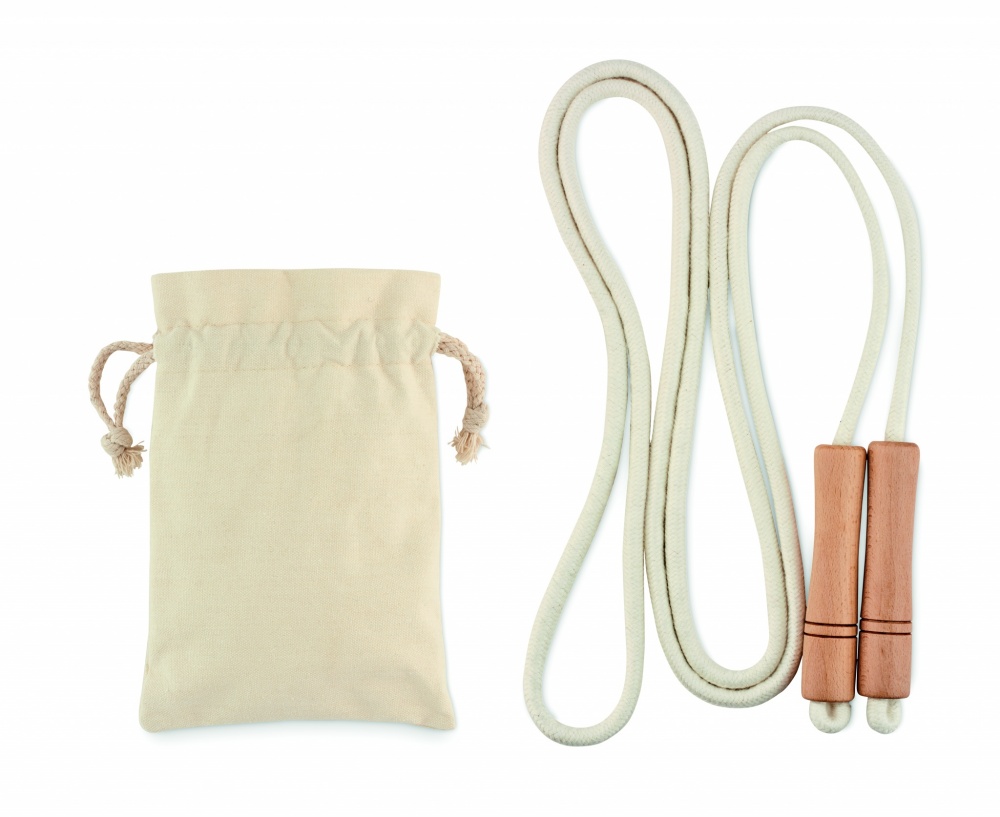 Logo trade promotional giveaways picture of: Cotton skipping rope