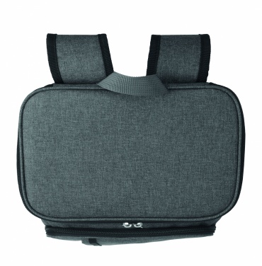 Logo trade promotional giveaway photo of: Outdoor cooler bag 600D RPET