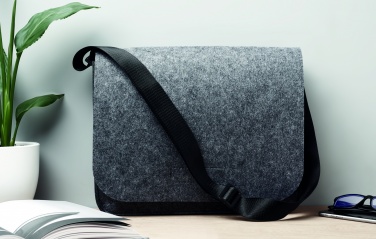 Logotrade promotional gift picture of: RPET felt laptop bag