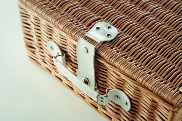 Logotrade promotional giveaways photo of: Wicker picnic basket 4 people