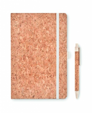 Logotrade corporate gifts photo of: A5 cork notebook with pen