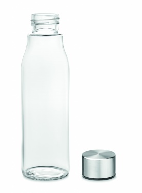 Logo trade advertising products image of: Glass drinking bottle 500 ml
