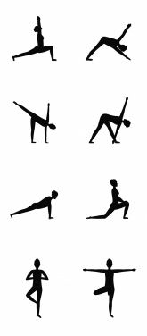 Logo trade corporate gift photo of: Fitness yoga matt rope and bag