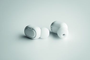 Logo trade promotional items image of: Recycled ABS TWS earbuds