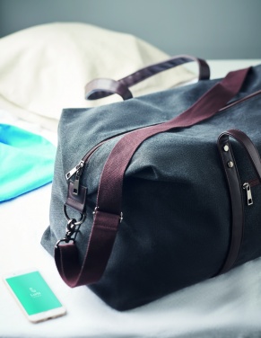 Logotrade promotional giveaways photo of: Weekend bag in canvas 450gr/m²