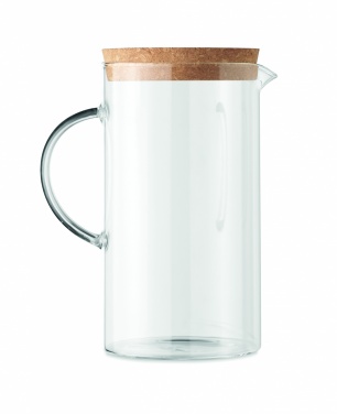 Logo trade promotional items picture of: Borosilicate glass decanter 1L