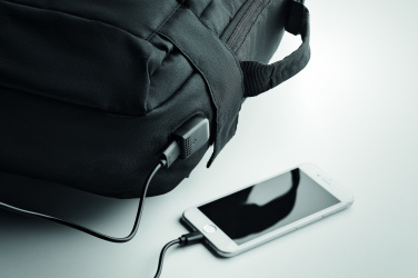 Logotrade advertising product image of: Laptop backpack in 300D RPET