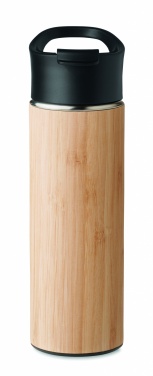 Logotrade corporate gift picture of: Double wall bamboo flask 450ml