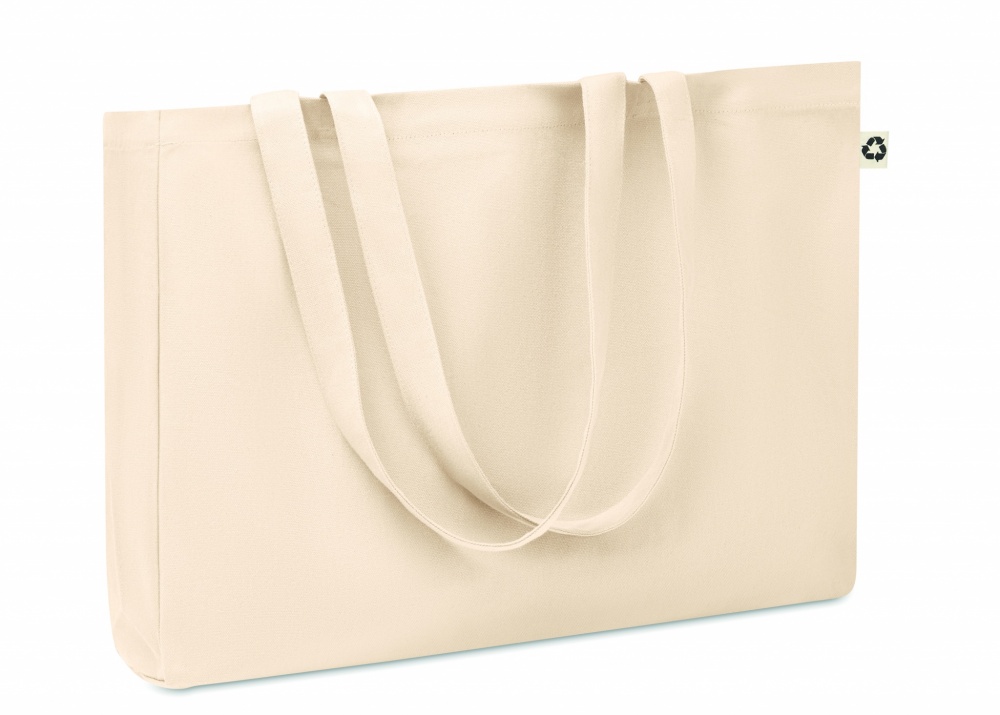 Logo trade promotional giveaway photo of: Canvas Recycled bag 280 gr/m²