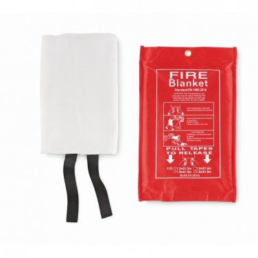 Logo trade business gift photo of: Fire blanket in pouch 120x180