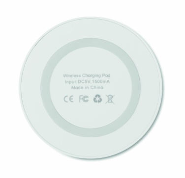 Logo trade advertising products picture of: Small wireless charger 15W