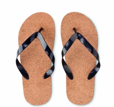 Logo trade advertising products picture of: Cork beach slippers M