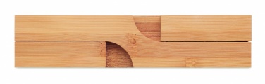 Logo trade corporate gifts image of: Bamboo foldable pot stand