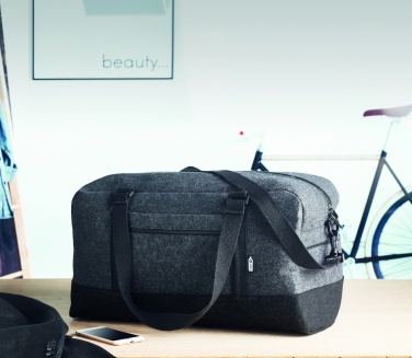 Logotrade promotional merchandise photo of: RPET felt weekend bag