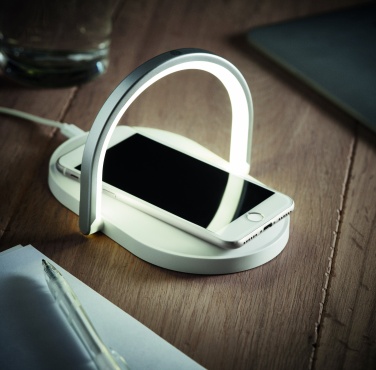 Logotrade advertising products photo of: Light and wireless charger 10W