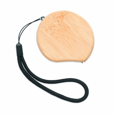 Logotrade promotional merchandise image of: Measuring tape in bamboo 2m