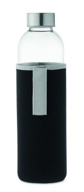 Logotrade promotional merchandise image of: Glass bottle in pouch 750ml