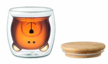 Logo trade business gift photo of: Double wall borosilicate mug