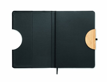 Logo trade promotional giveaways image of: A5 RPET notebook 80 lined