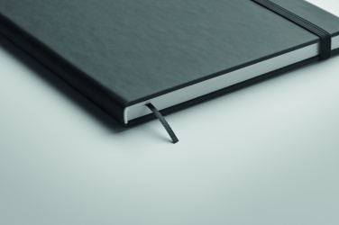 Logo trade promotional giveaways picture of: A5 recycled page notebook