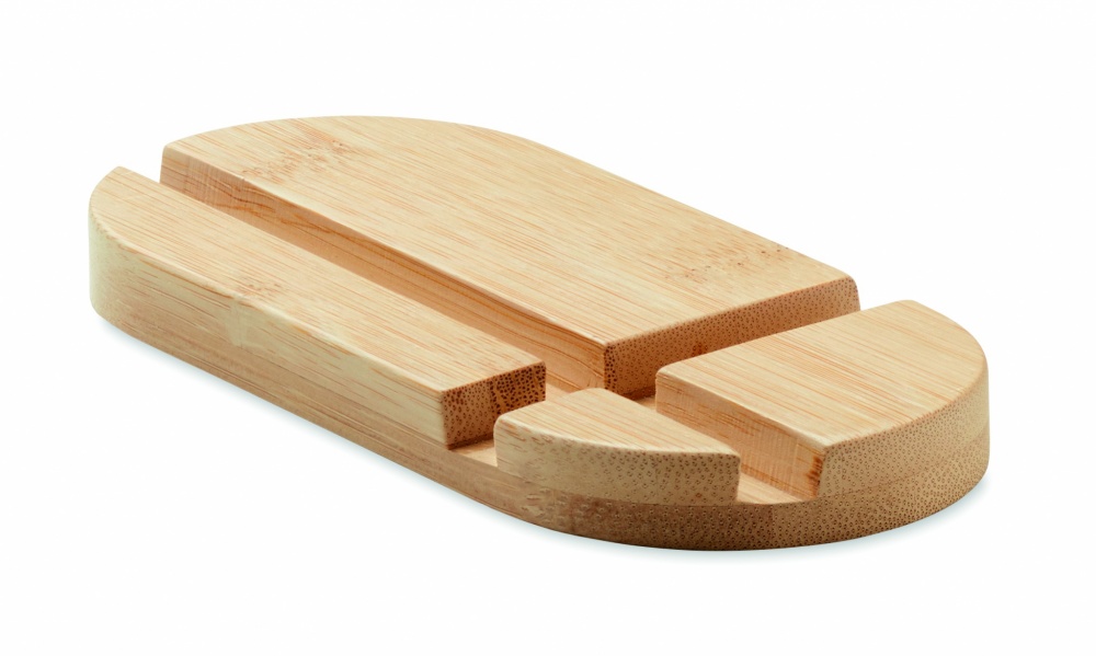 Logotrade business gift image of: Bamboo tablet/smartphone stand
