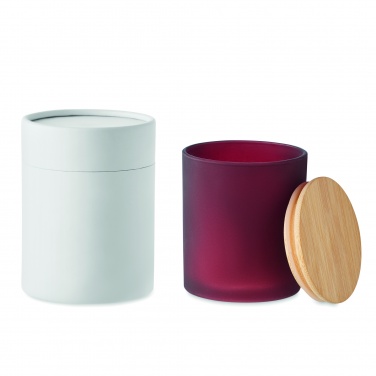 Logotrade promotional merchandise photo of: Plant based wax candle 280 gr