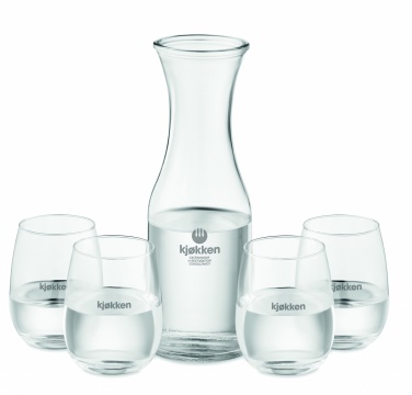 Logotrade promotional merchandise picture of: Set of recycled glass drink