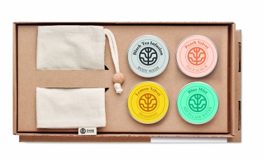 Logo trade business gifts image of: Vegan Gift set travel