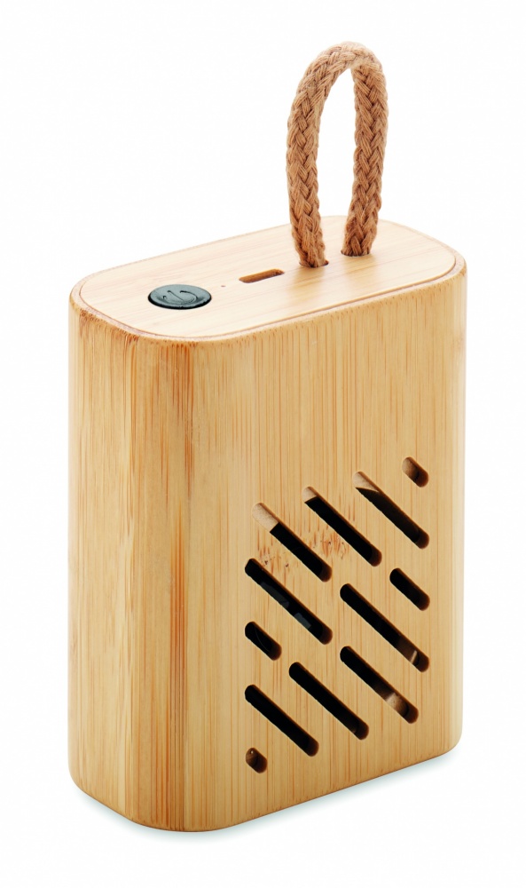 Logotrade promotional gift picture of: 3W Bamboo wireless speaker