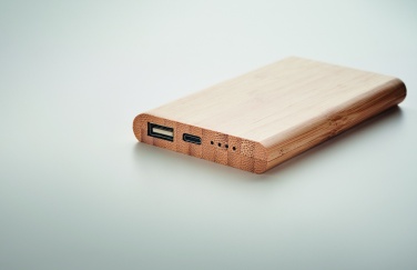 Logotrade corporate gifts photo of: 4000 mAh Bamboo power bank