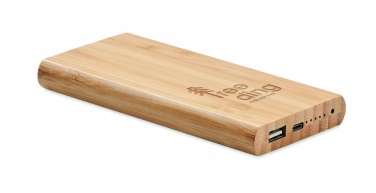 Logotrade promotional products photo of: 6000 mAh Bamboo power bank