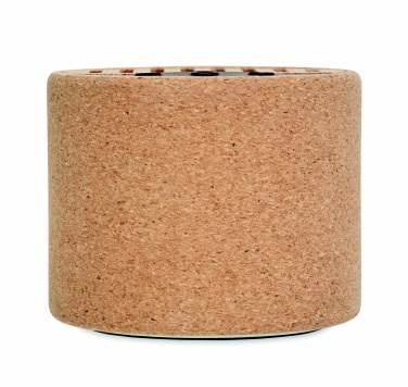 Logotrade promotional giveaway picture of: Round cork wireless speaker