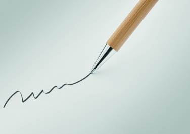 Logotrade promotional giveaway image of: Bamboo twist type ball pen