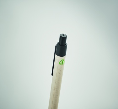 Logo trade promotional product photo of: Milk carton paper ball pen