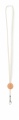 Cotton Lanyard with metal hook, Beige
