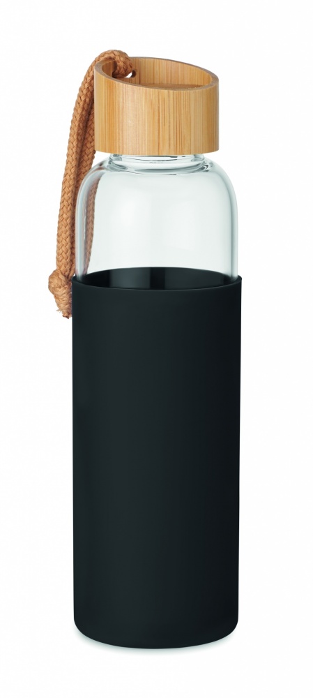 Logotrade promotional giveaway picture of: Glass Bottle 500 ml in pouch