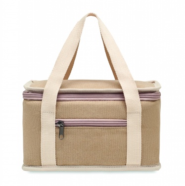 Logotrade promotional gift image of: 6 can cool bag canvas 320gr/m²