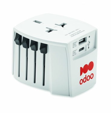 Logo trade promotional gift photo of: Skross MUV USB A/C adapter