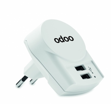 Logotrade corporate gift image of: Skross Euro USB Charger (2xA) 12W