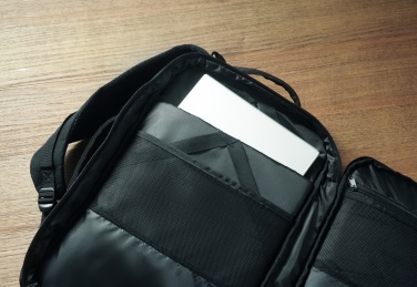Logo trade business gift photo of: Backpack 600D RPET