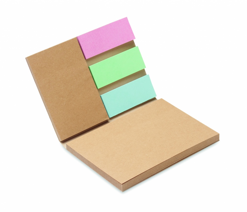 Logo trade promotional giveaway photo of: Recycled paper memo set