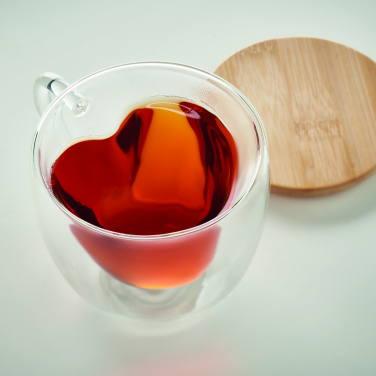 Logo trade business gift photo of: Double wall borosilicate glass