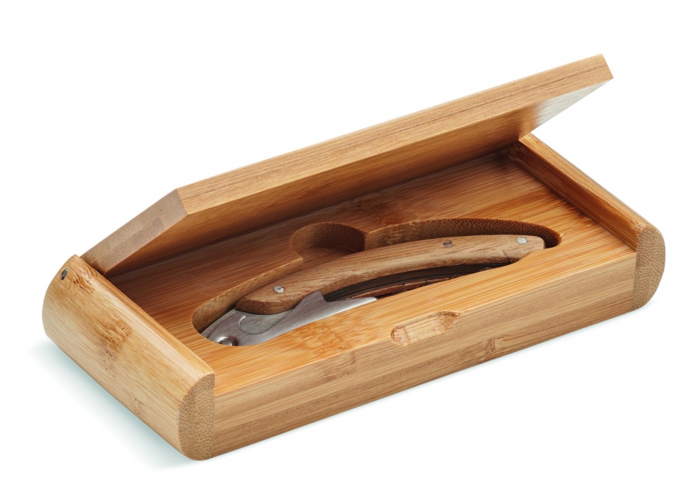 Logotrade promotional product image of: Waiter's knife in bamboo