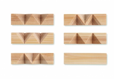 Logotrade promotional items photo of: Bamboo brain teaser star shape