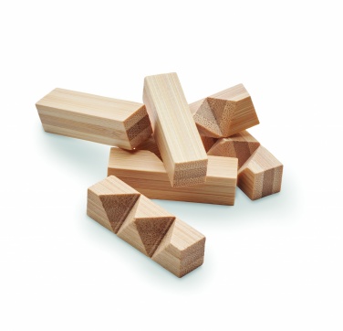 Logotrade advertising product picture of: Bamboo brain teaser star shape